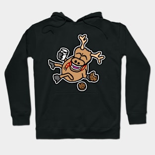 Laughing Reindeer Hoodie